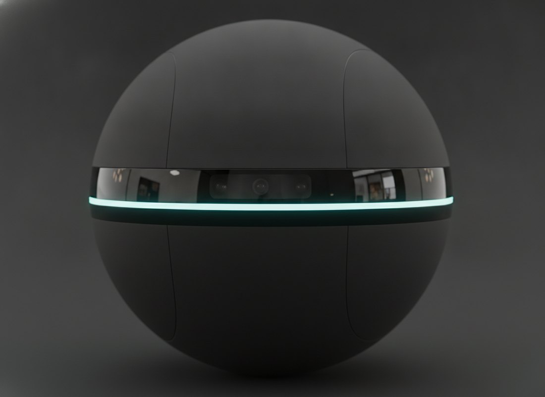 EquatorSense Navigation &ndash; One equatorial ring of cameras and depth sensors is designed to give the sphere all-around awareness.